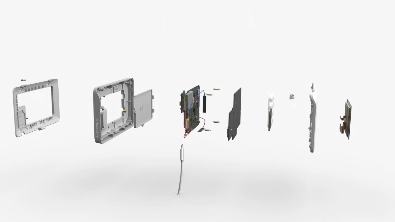 Boundary Alarm System - Exploded View Animation