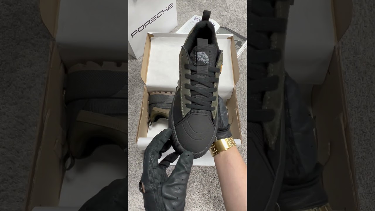 Мужские кроссовки Vans Old Skool MTE-1 Gore-Tex Black Khaki кеды Ванс кожа замша текстиль A4459