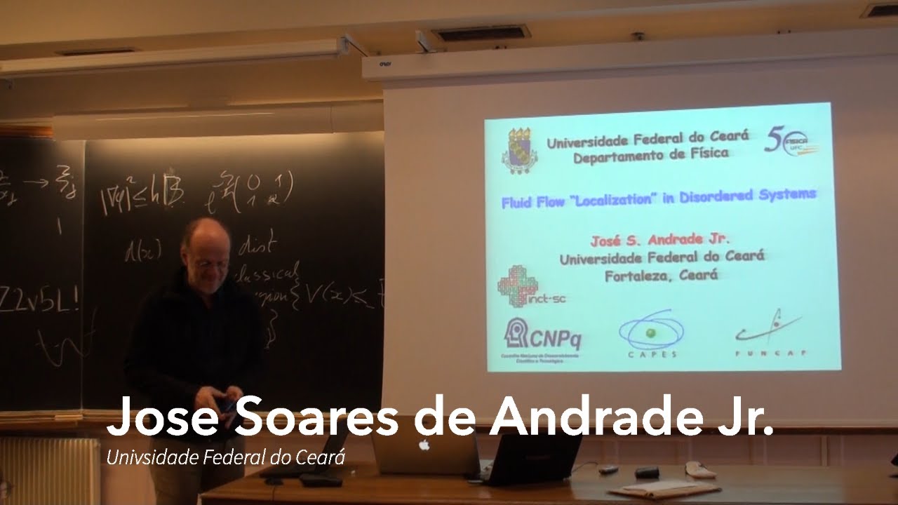 Jose Soares de Andrade Jr.: Fluid flow localization in disordered systems