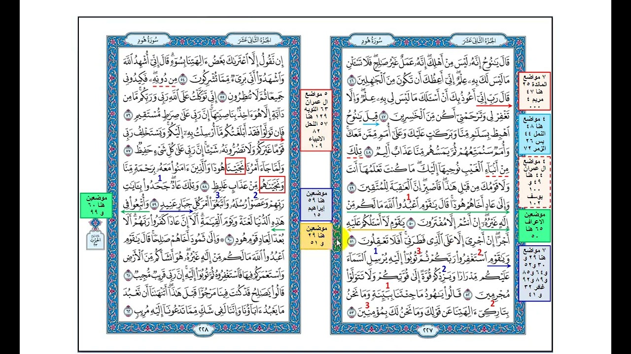 سورة هود من آية ٤١ ألي آية ٦٠