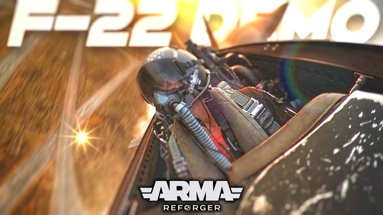 Flying the NEW F22 Raptor in Arma Reforger is AMAZING
