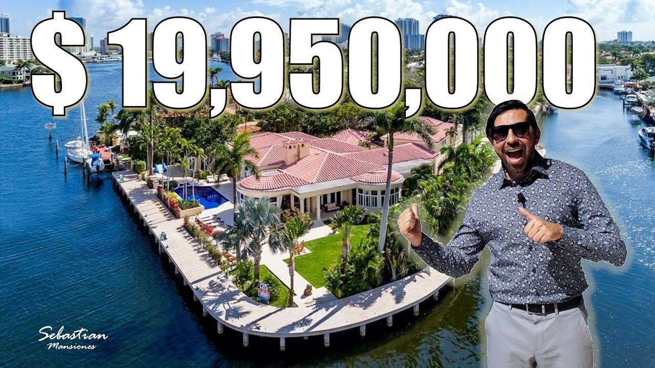 VENDO MANSION DE $19,995,000 de DOLARES RODEADA DE AGUA, Espacio Suficiente Para Tu MEGA YATE !!!!
