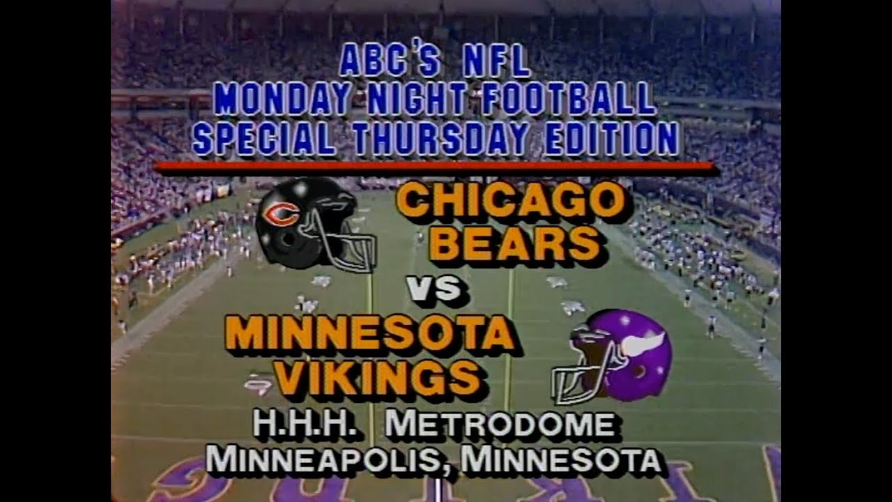 1985 Week 3 TNF - Bears vs. Vikings HD