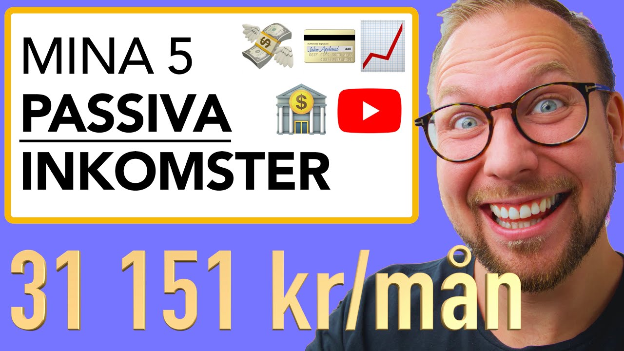 PASSIV INKOMST: Hur jag tj&auml;nar 31 151 kr/m&aring;n helt passivt.