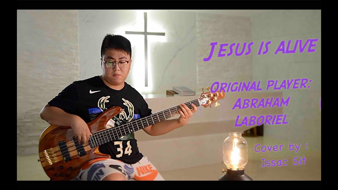 Jesus is alive/ Yes Lord I believe Bass full cover by IssacSit (Ron Kenoly God is able 1994 version)