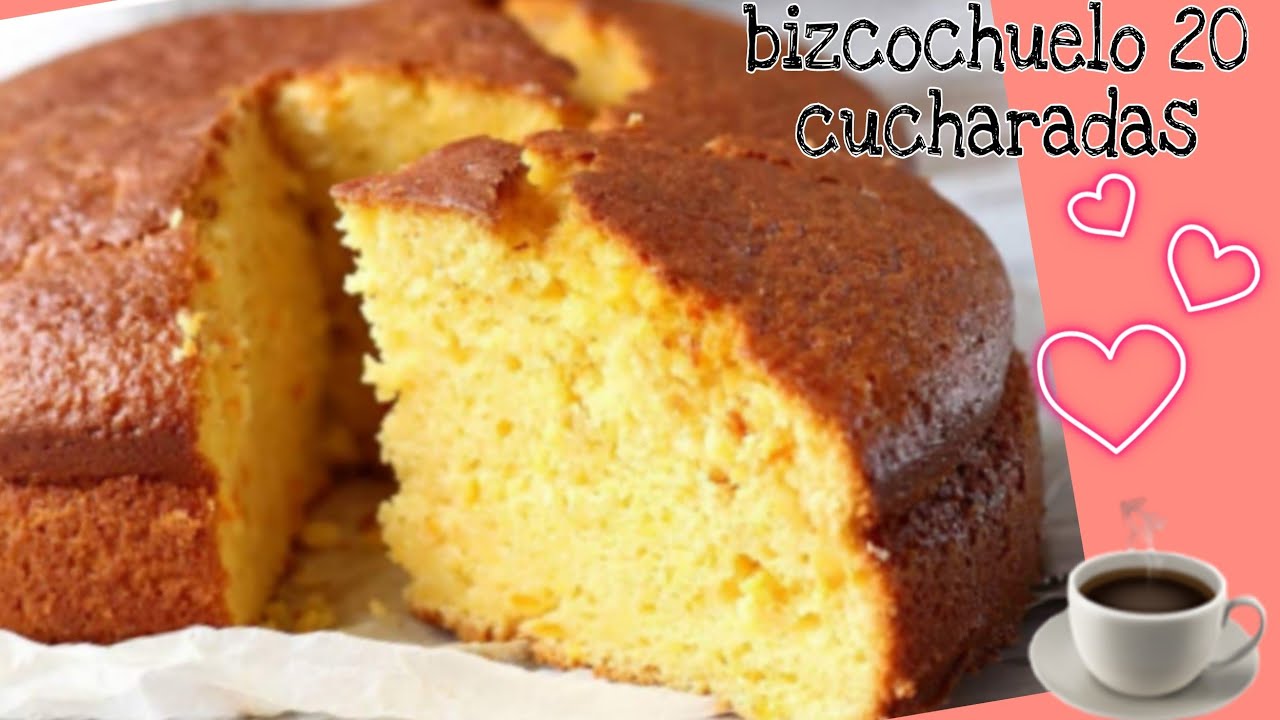 Bizcochuelo 20cucharadas . #simple #rapido #economico