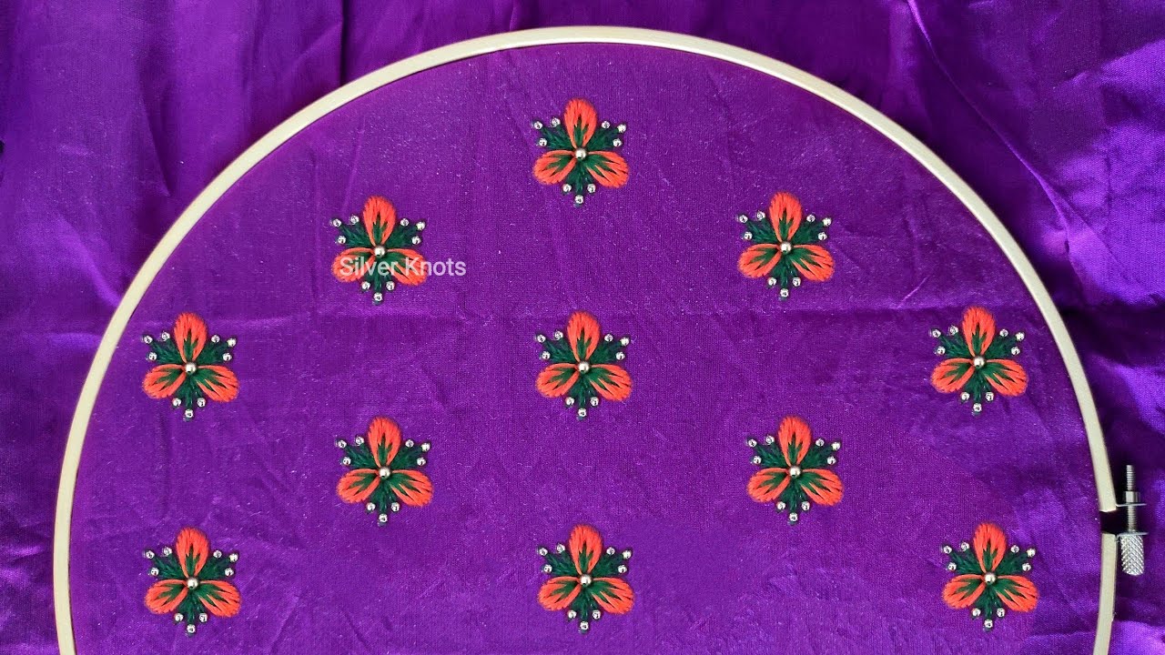 Beautiful all over butta design for stitched blouse | Small motif designs for sarees dresses
