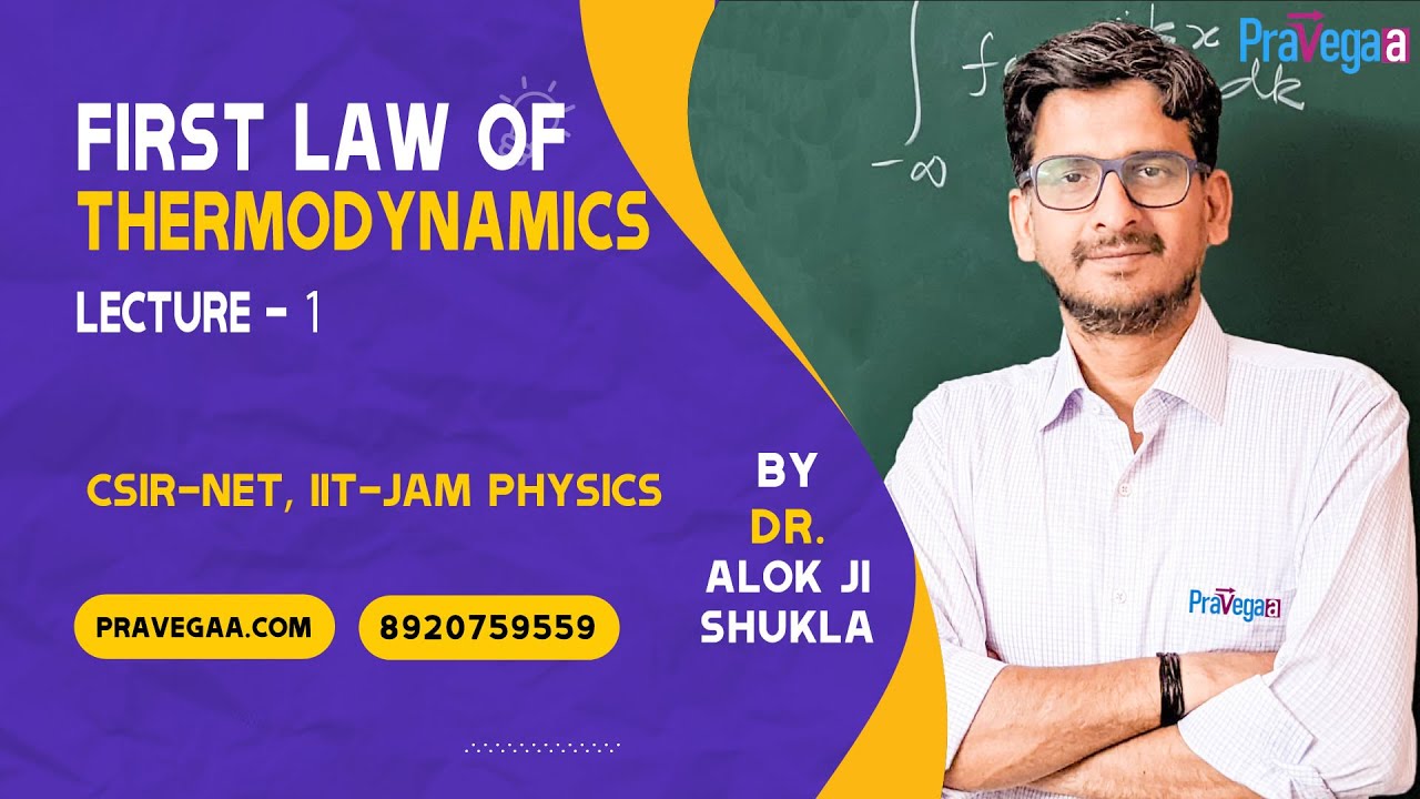 Первый закон термодинамики для CSIR NET Physics и IIT JAM #csirnetphysics #iitjamphysics