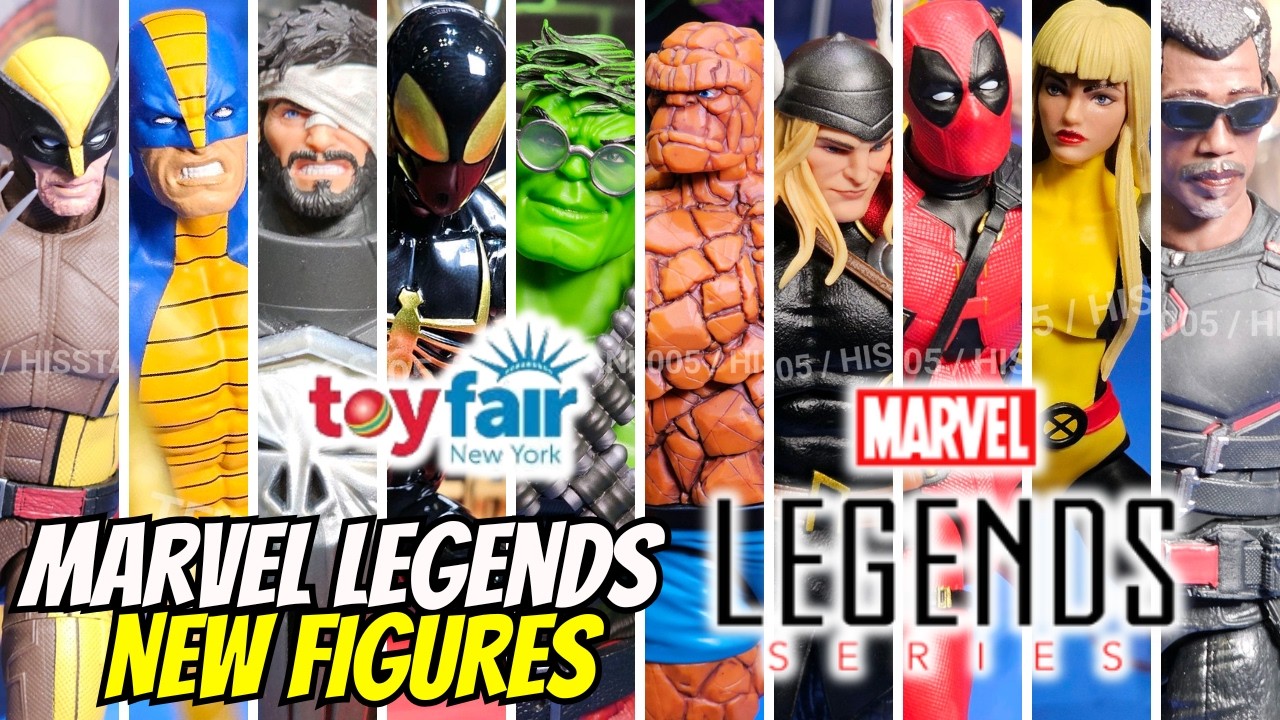 Новые фигурки Marvel Legends на Нью-Йоркской выставке игрушек 2026 года.