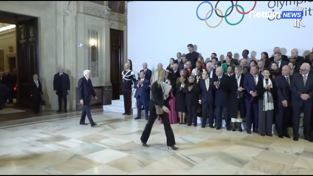 MATTARELLA A PALAZZO MARINO INCONTRA I MEMBRI DEL CIO