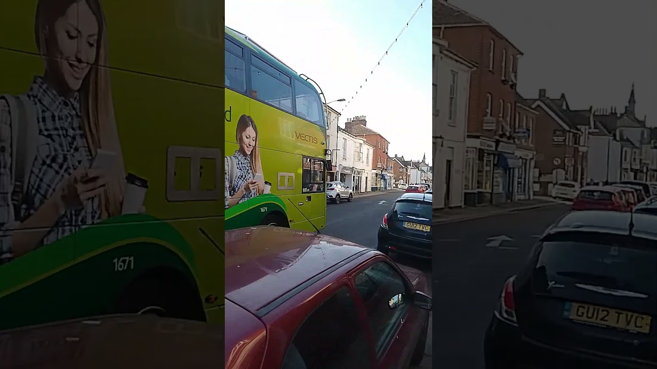 1671 Alexander Dennis enviro 400 MMC on the route 3 to Ryde via Ventor shanklin sandown