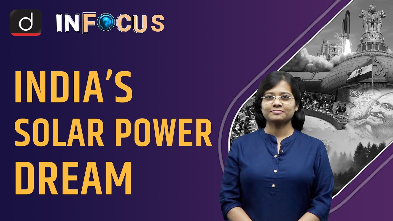 India's Target of 500 GW Renewable Energy By 2030 - IN FOCUS | Drishti IAS English