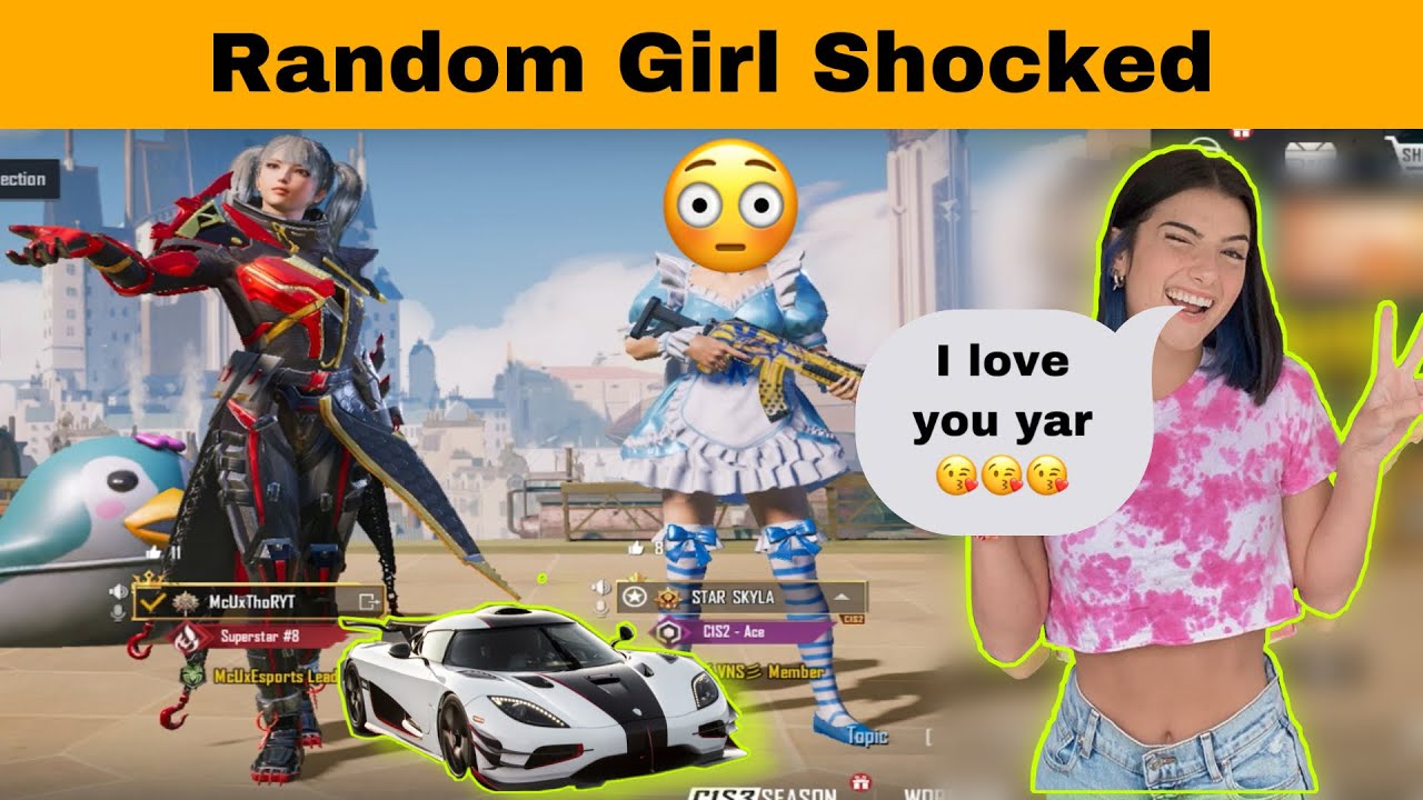 Random Girl Shocked Noob To Pro Gameplay😱| Prank With Cute Girl🥰 | Best Prank Ever | THOR GAMING