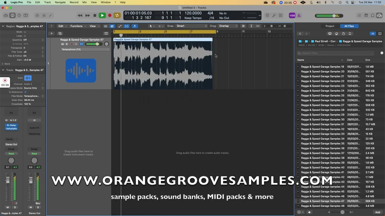 How To Get A Jungle Style Timestretch In Logic Pro