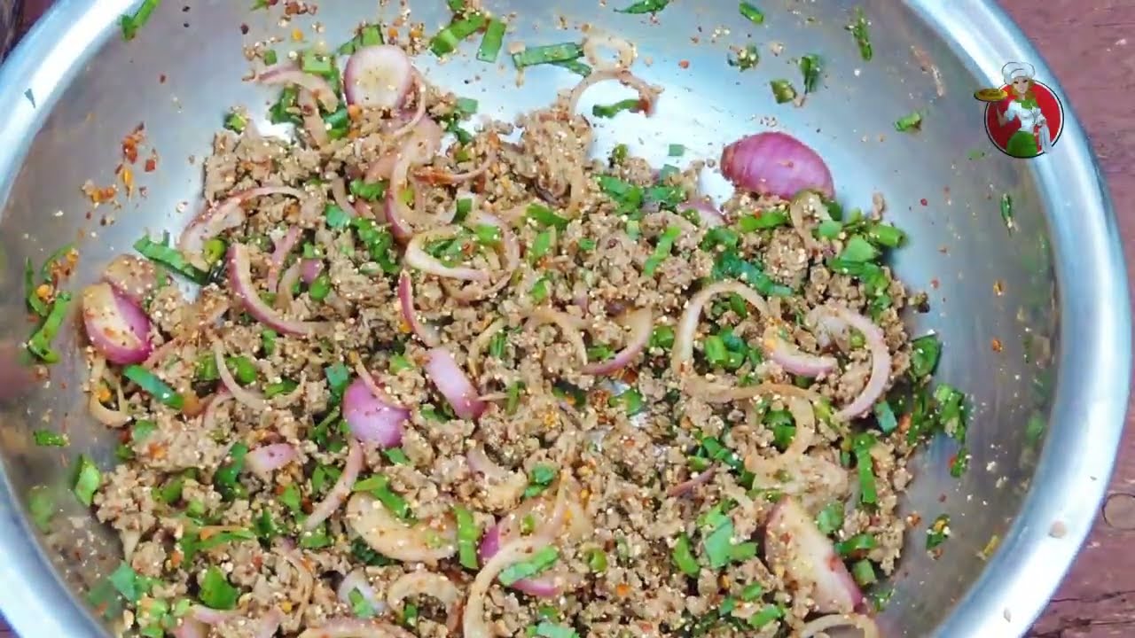 Spicy Food, Beef Salad Recipe  | Rural Family Food