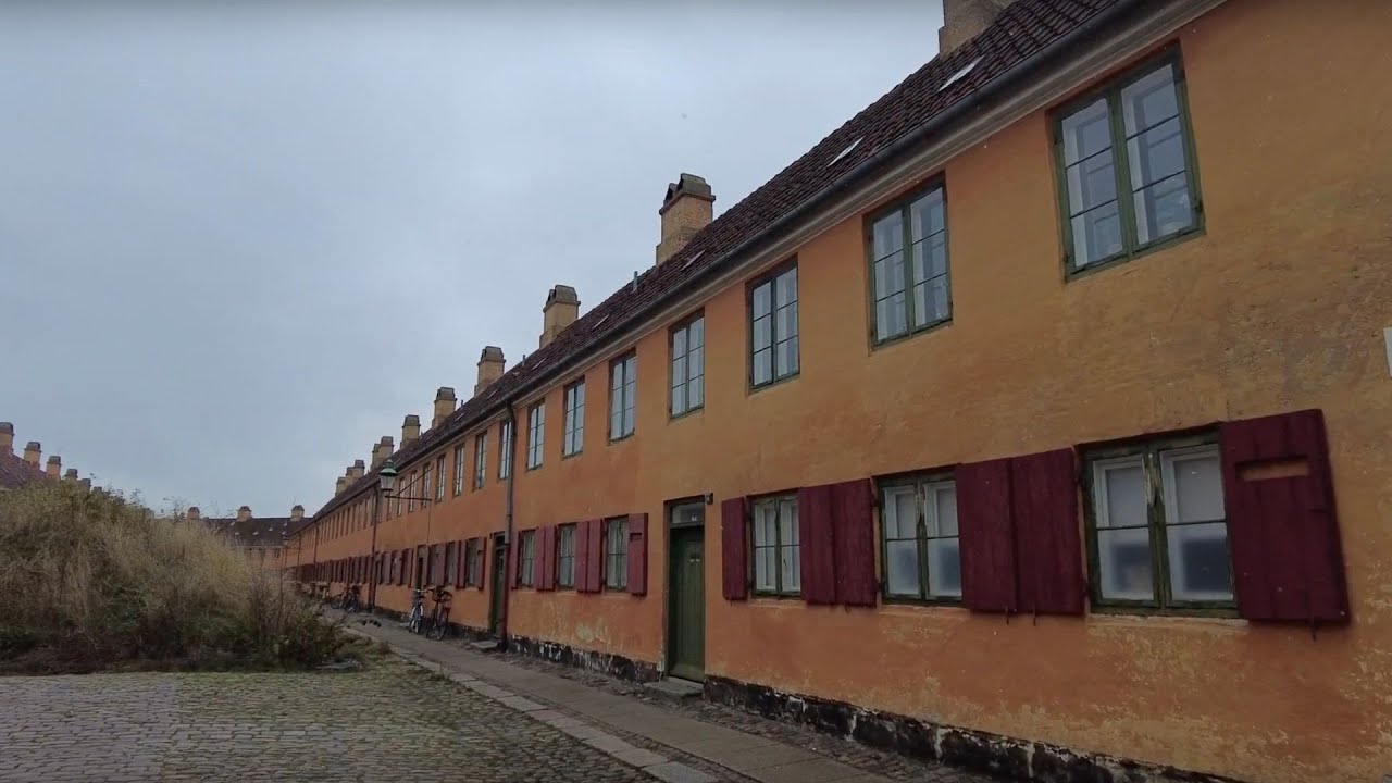 Copenhagen walk through Østerbro and inner city
