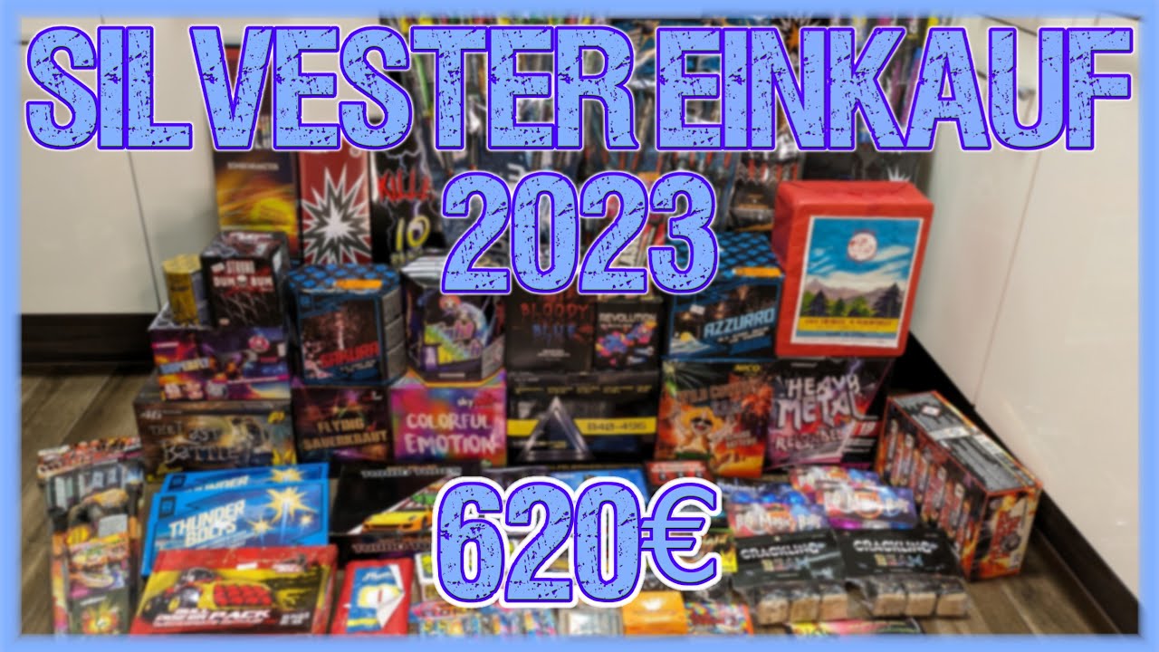 SILVESTER-EINKAUF 2023/2024 + PYROLAND UNBOXING | 620€