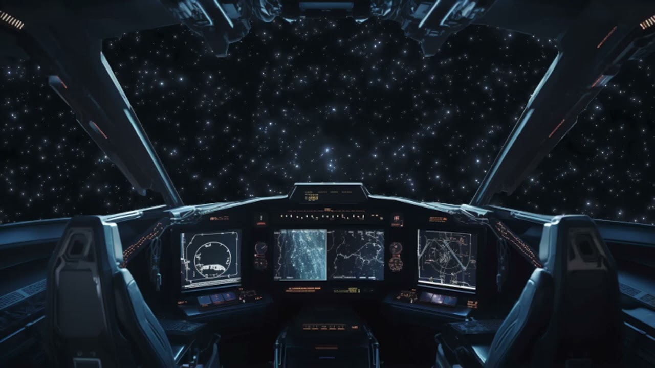 Spaceship Cockpit Ambience for Sleep, Study, Relaxation | Universal Noise