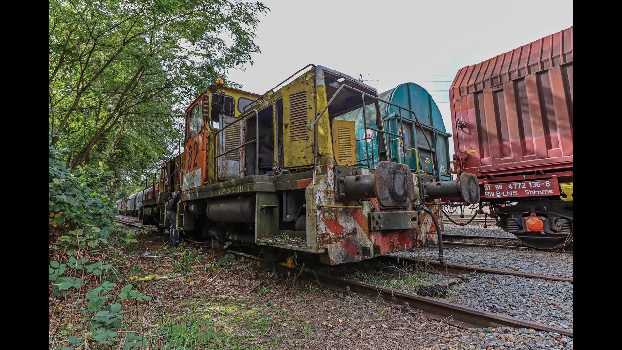 Urbex - De rangeerlocs staan weg te roesten!