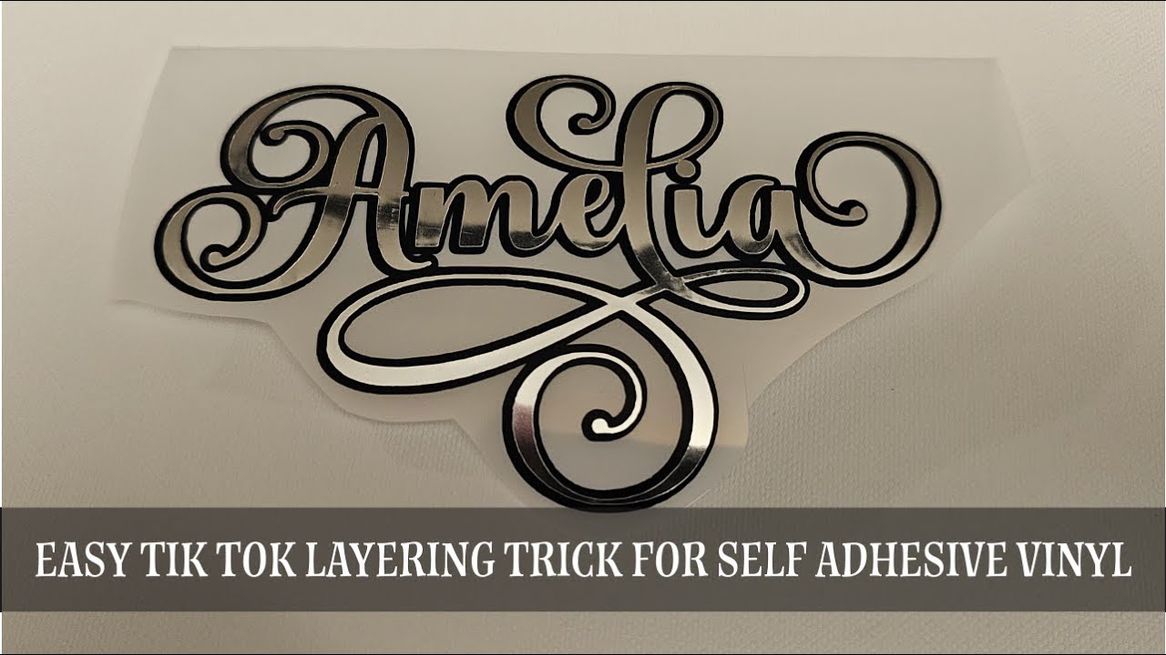 Easy Tik Tok Vinyl Layering Trick I wish I had learned Years Ago