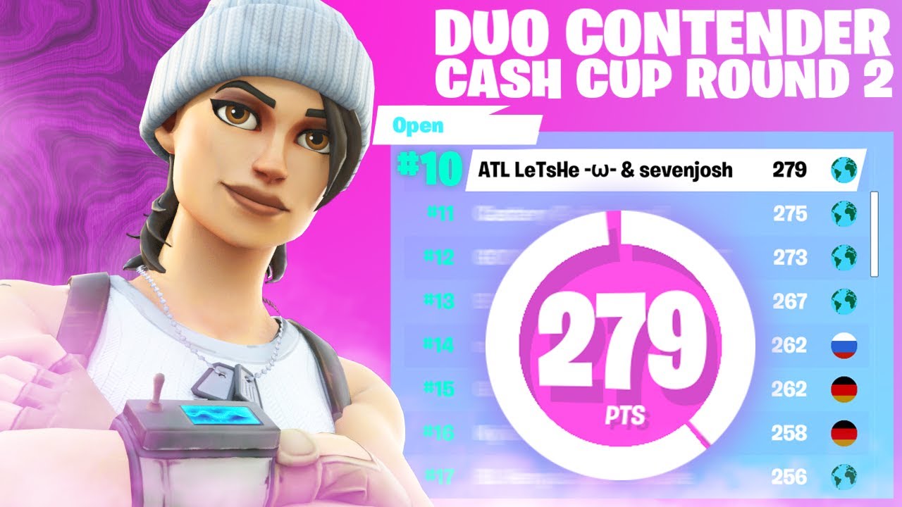 TOP 10 🏆 in LAST DUO CASH CUP w/ MY NEW DUO 🤩💯 ($1000)