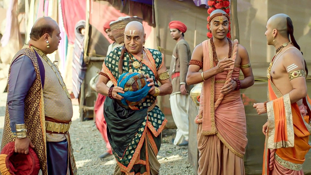 जब तथाचार्य ने चुराई महाराज कृष्ण देव राय की पगड़ी || Tenali Rama || Full Ep-118