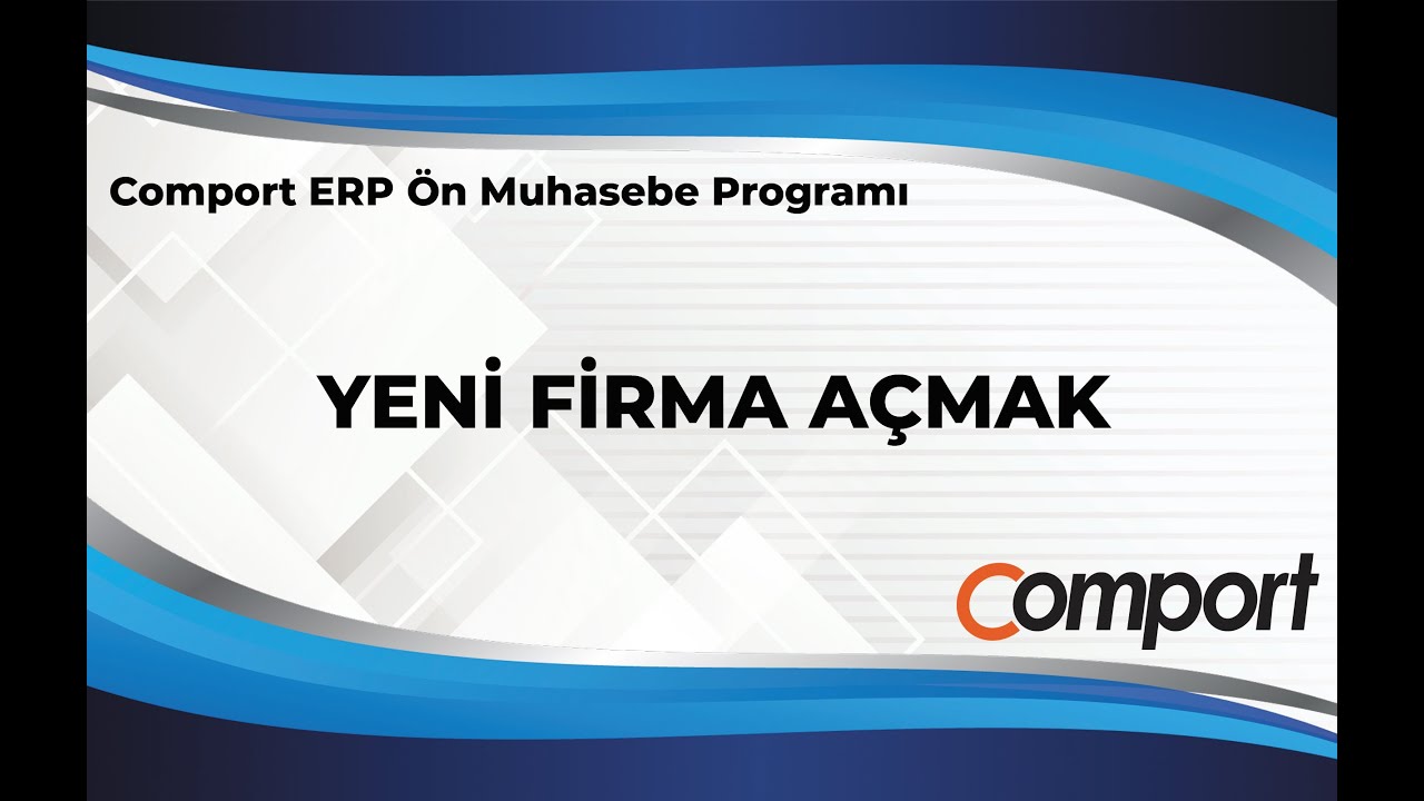 &Ouml;n Muhasebe Programında Yeni Firma Nasıl A&ccedil;ılır?