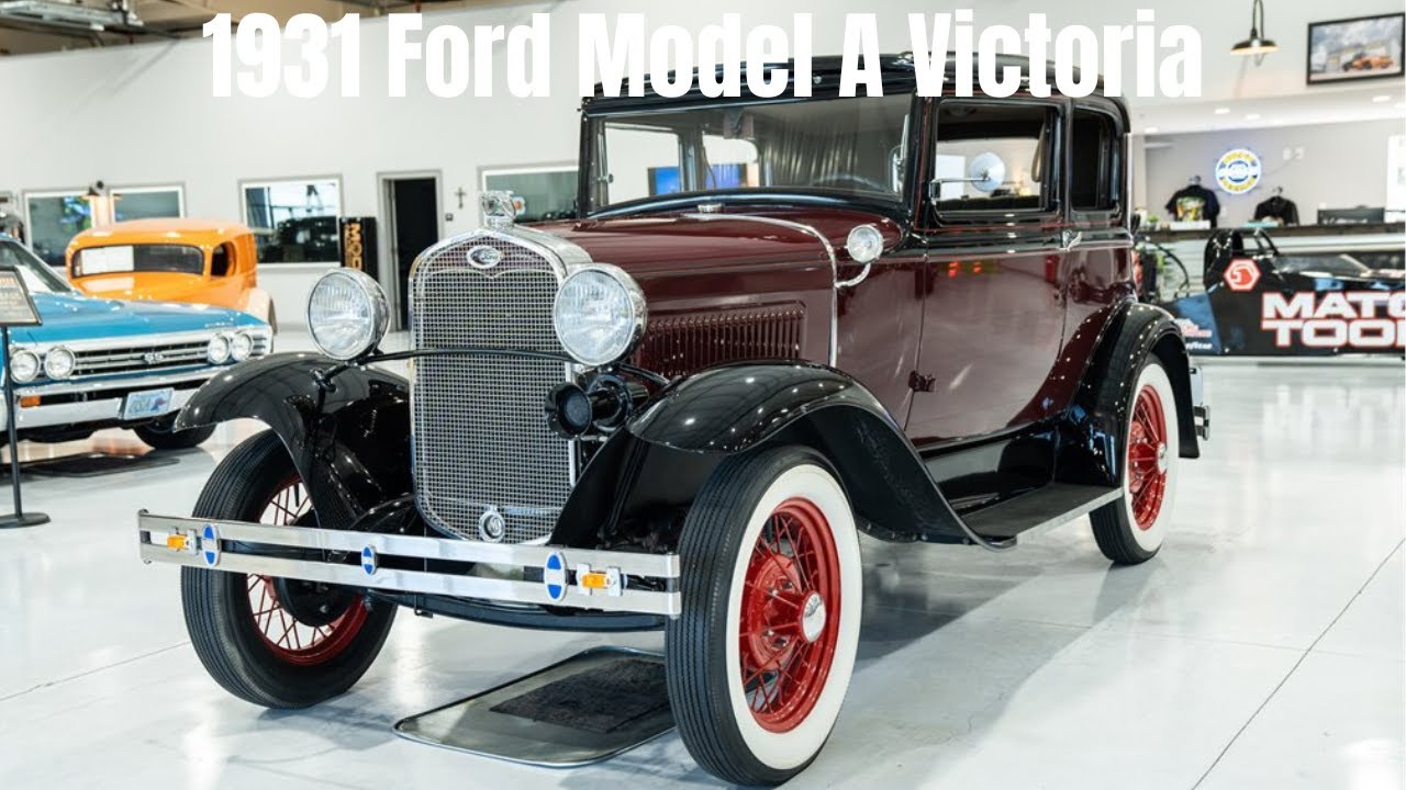 1931 Ford Model A victoria Walk-around & Driving. Available here at Burnyzz!