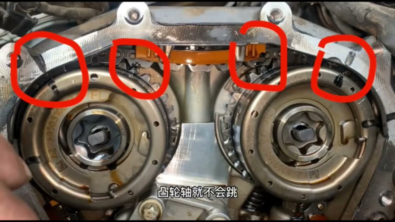 Mercedes benz M276 replace camshaft adjuster sprocket/timing sprocket gear without special tools