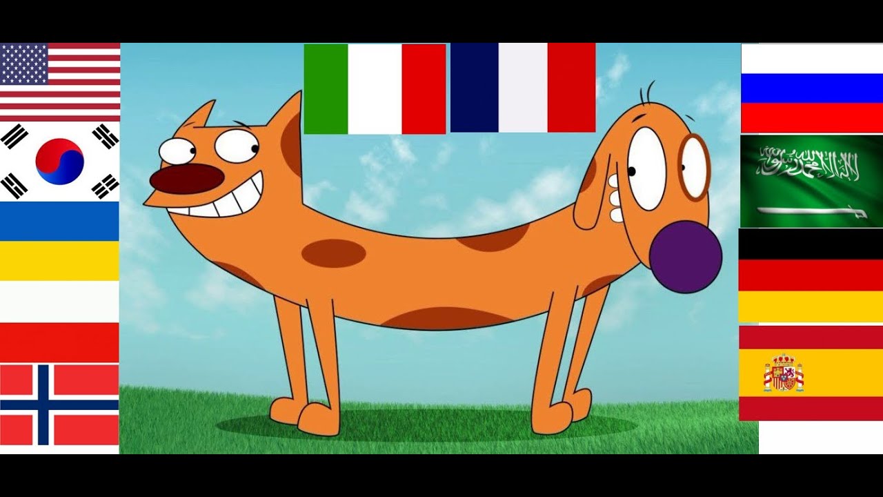 Catdog theme song - in different languages | Catdog intro - in different languages.
