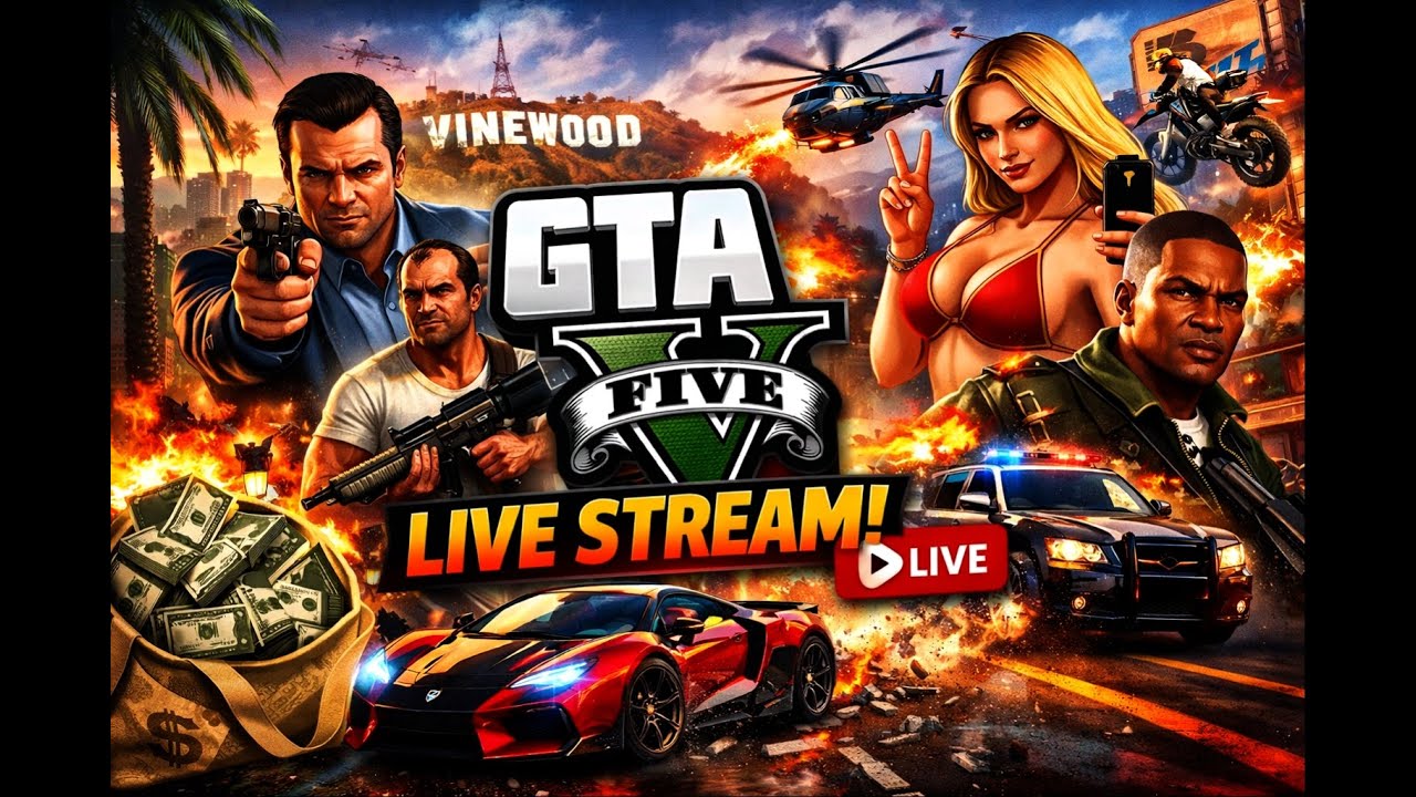 GTA V, Police Chase, Crazy Moments, Mods, No Rules Full Action Gameplay