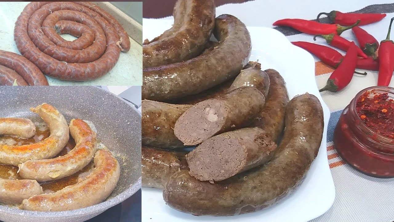 Домашняя Печеночная Колбаса со Свининой и Чесноком.