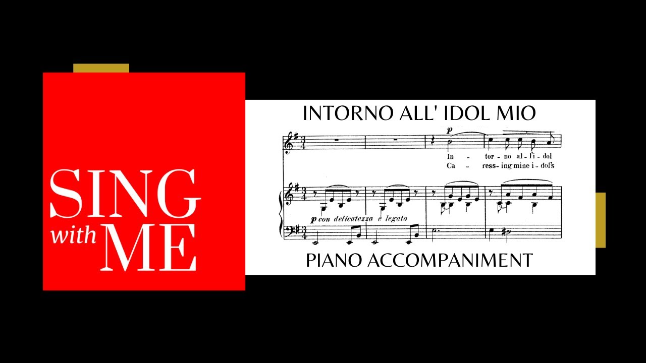 Intorno all'idol mio - Accompaniment E minor - Cesti