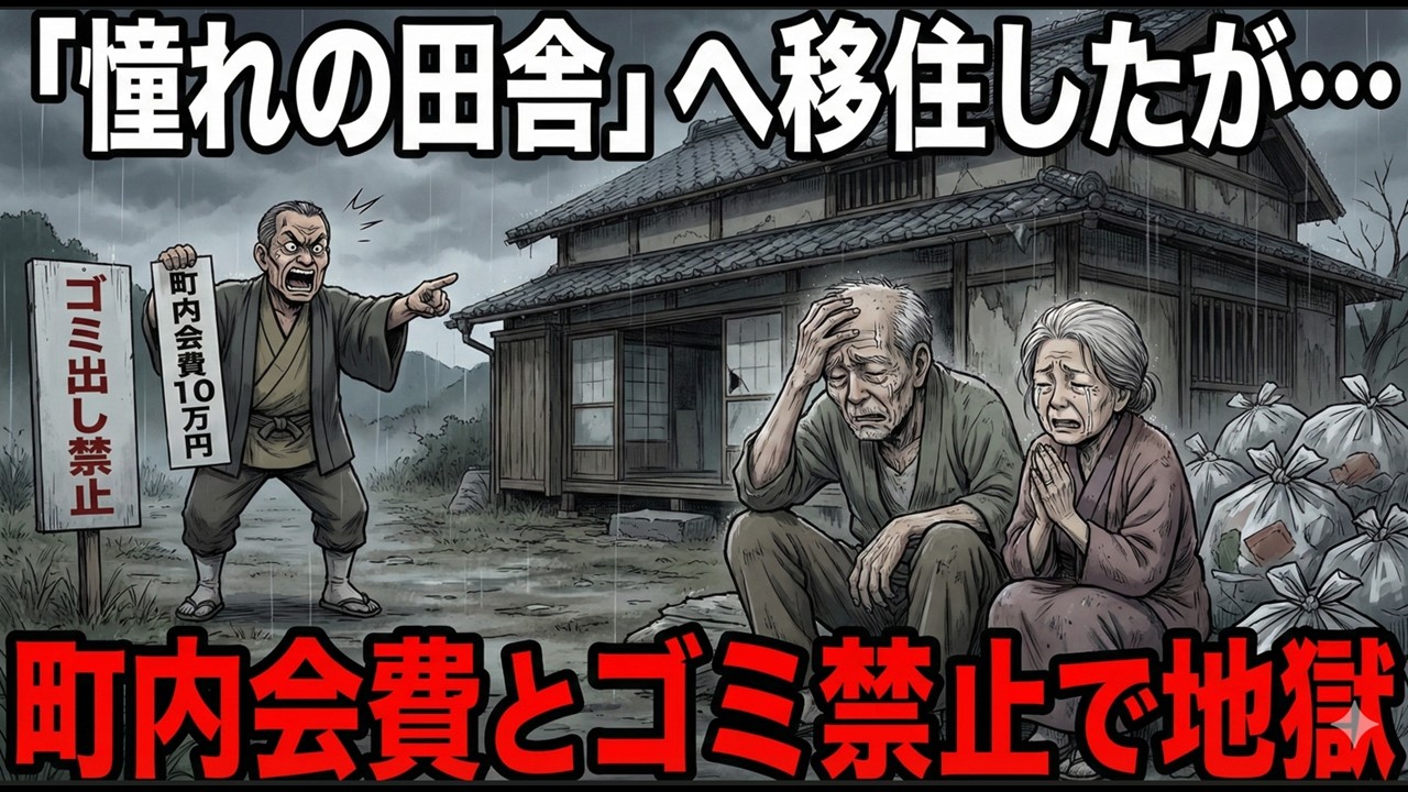 【田舎暮らしの罠】「家賃激安！」と憧れの田舎に移住した夫婦… 町内会費「年10万」と草むしりを強制され、拒否したらゴミ出し禁止にされた地獄