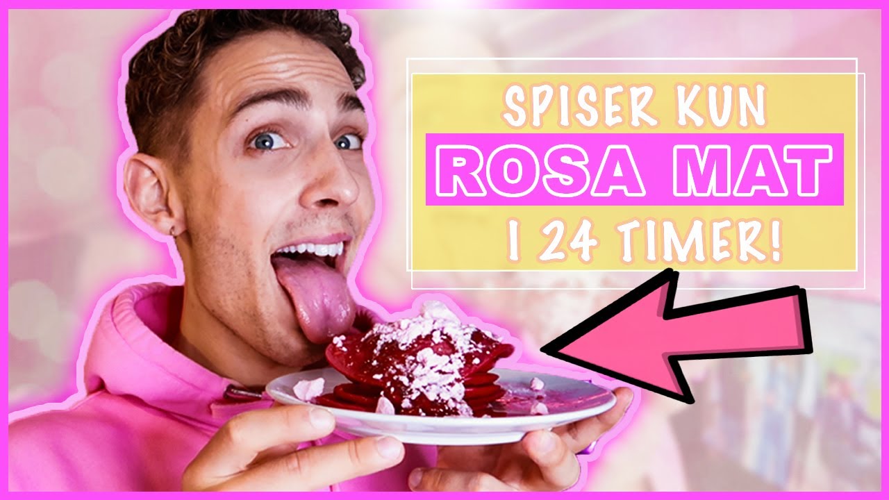 SPISER KUN ROSA MAT I 24 TIMER!! *** verdens første rosa kaffe!?***