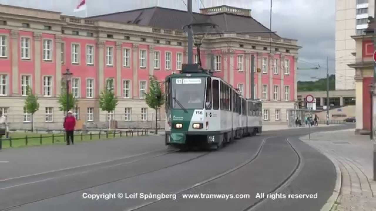 ViP Potsdam Strassenbahn / Trams at Alter Markt / Landtag, Potsdam, Germany