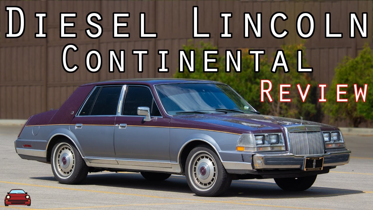 1984 Lincoln Continental Turbo Diesel Review - A Terrible Sedan With A BMW DIESEL ENGINE!