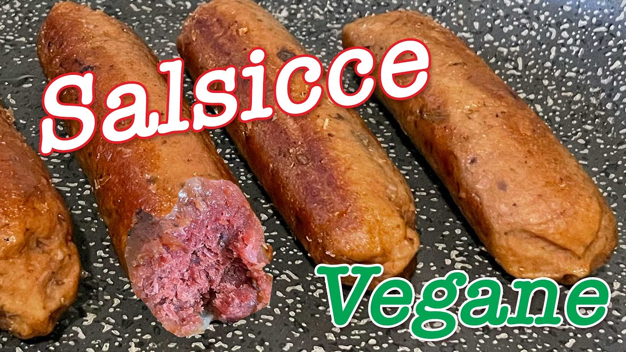 SALSICCE VEG  | fatte in casa: un'esplosione di sapori! Uguali a quelle di carne!
