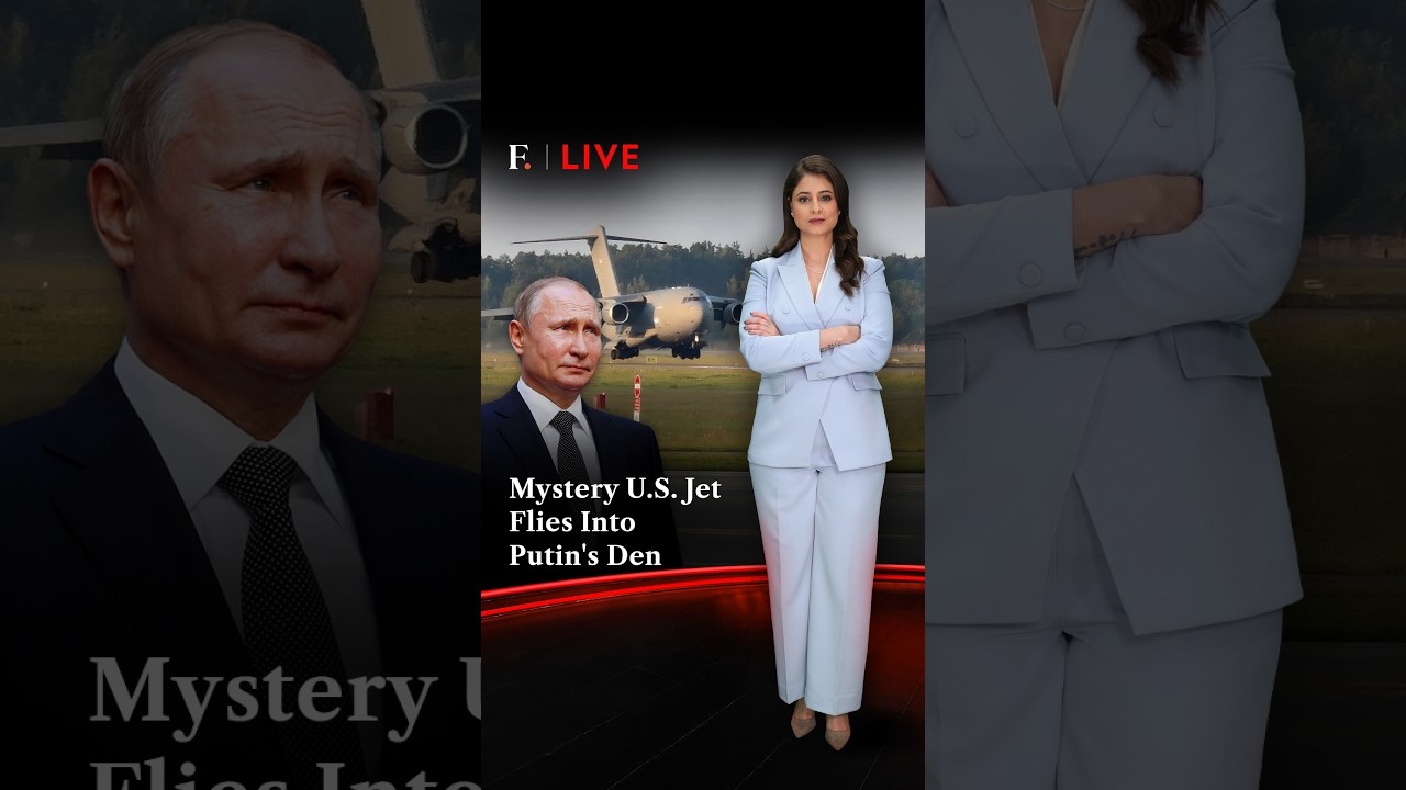 Загадочный самолет США приземлился в логове Путина | Firstpost Live