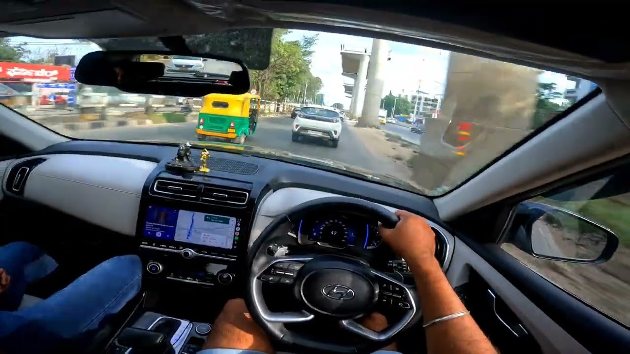 Hyundai Creta Diesel AT | Bangalore City drive 🥲🚦| PoV drive 🤩
