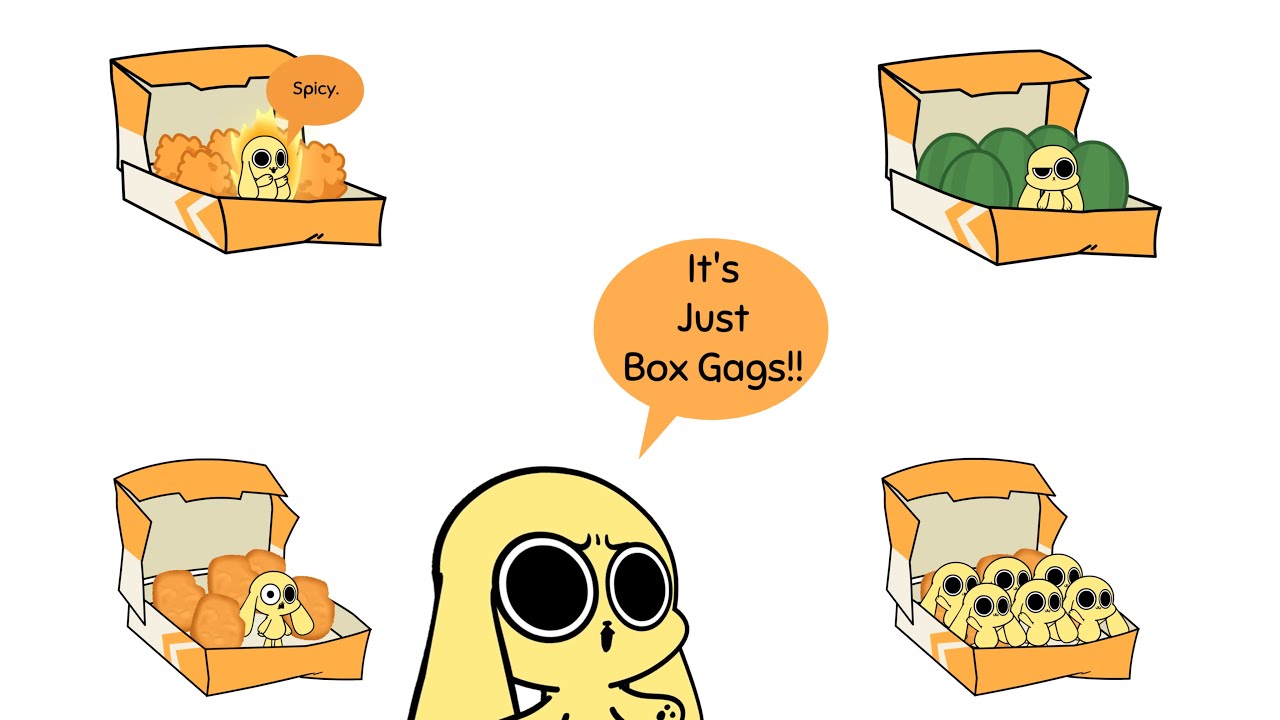 Chikn Nuggit Parody Show, But It's Only The Box Gags.