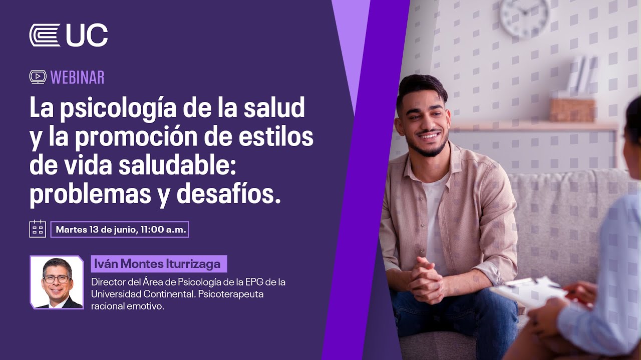 #WebinarEPGUC: “Psicología de la salud y promoción de estilos de vida saludable”
