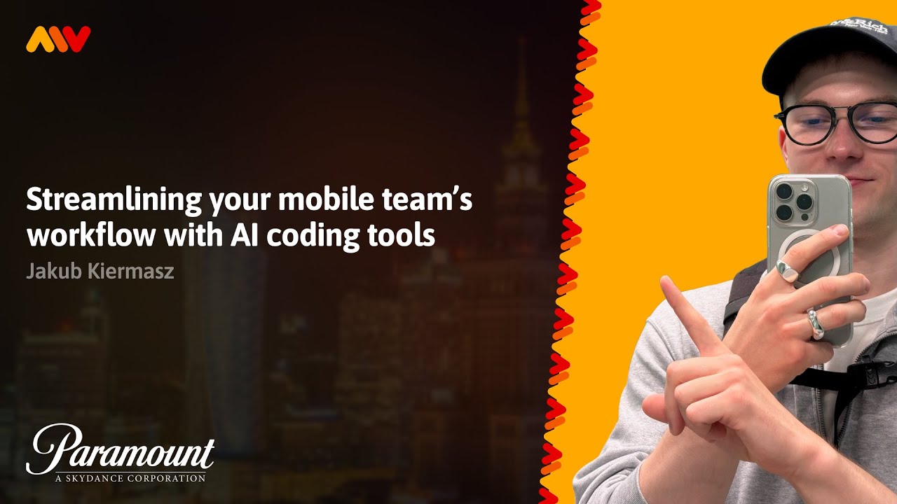 Jakub Kiermasz &ndash; Streamlining your mobile team&rsquo;s workflow with AI coding tools | MOBILE WARSAW #101