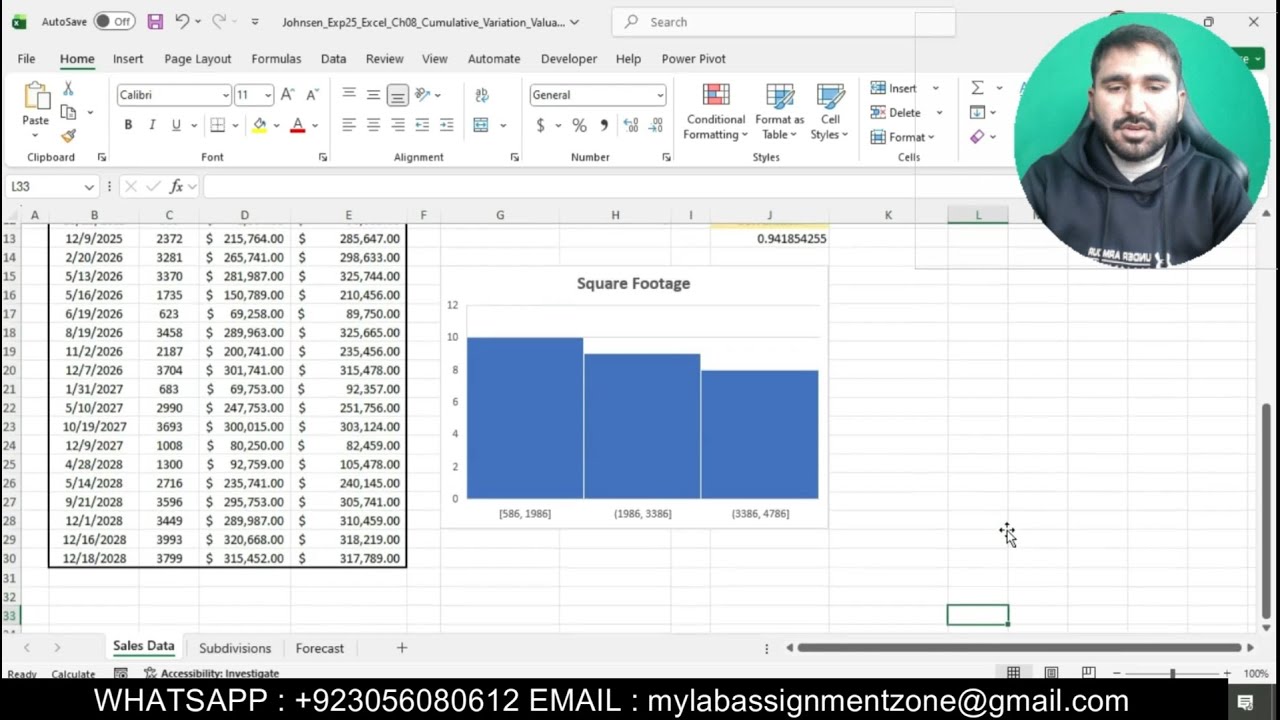 Exp25_Excel_Ch08_Cumulative_Real_Estate_Valuation | Excel Chapter 8 Cumulative Real Estate Valuation