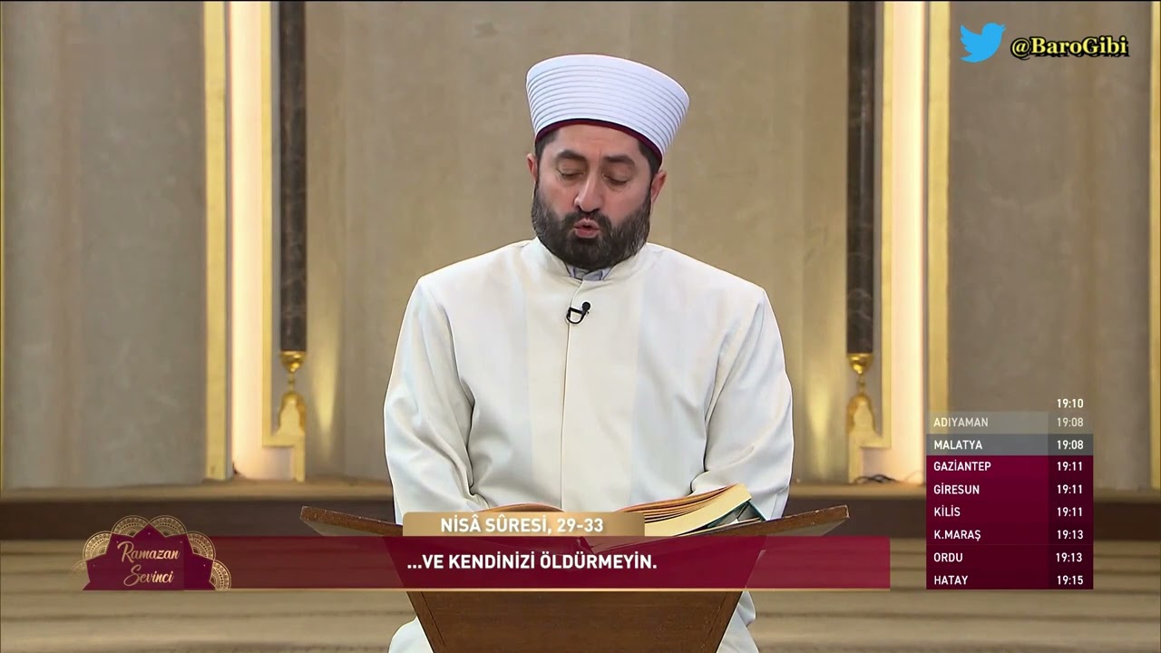 Ali Derman - Nisa Süresi 29-33 (Ramazan Sevinci 13. Bölüm) (14 Nisan 2022)