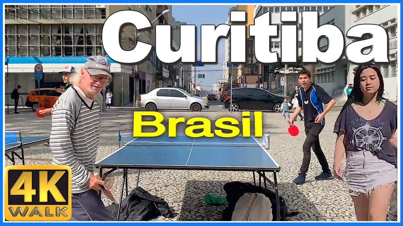 【4K】WALK CURITIBA Parana BRAZIL 4k video SLOW TV travel vlog