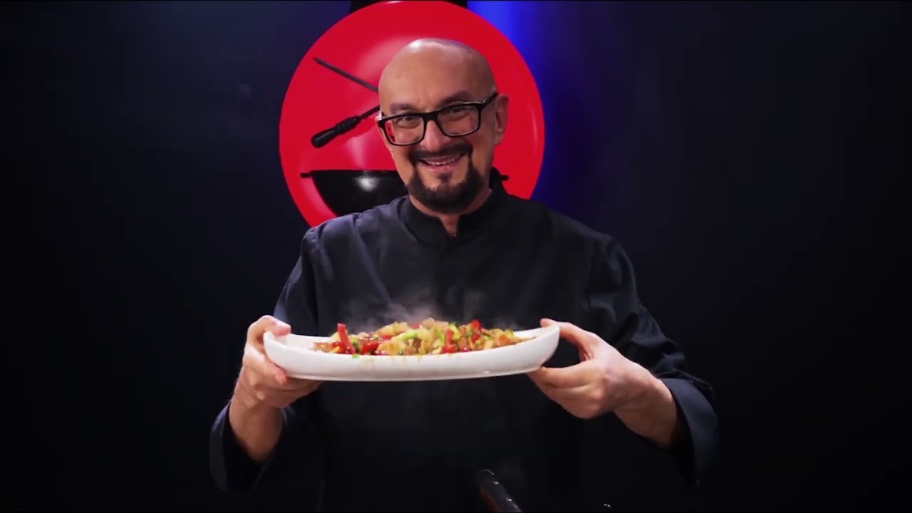 Китайская кухня . Курица в огне