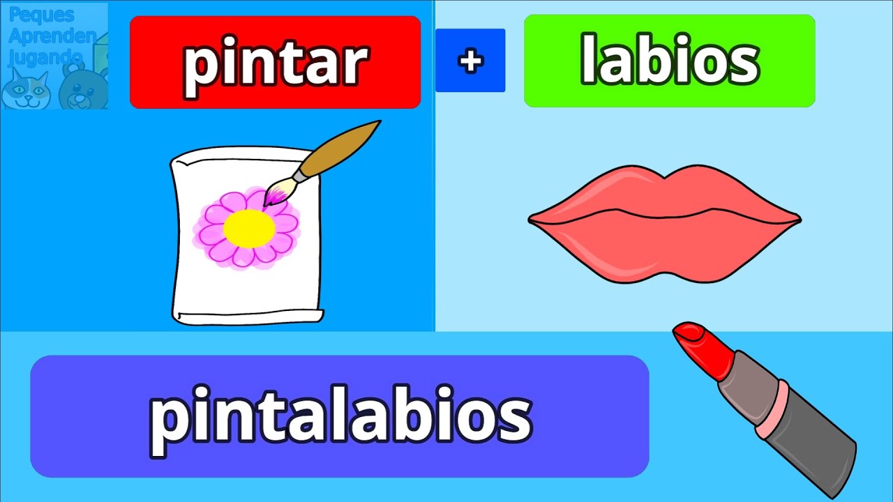 Palabras compuestas para niños  Video de Peques Aprenden Jugando