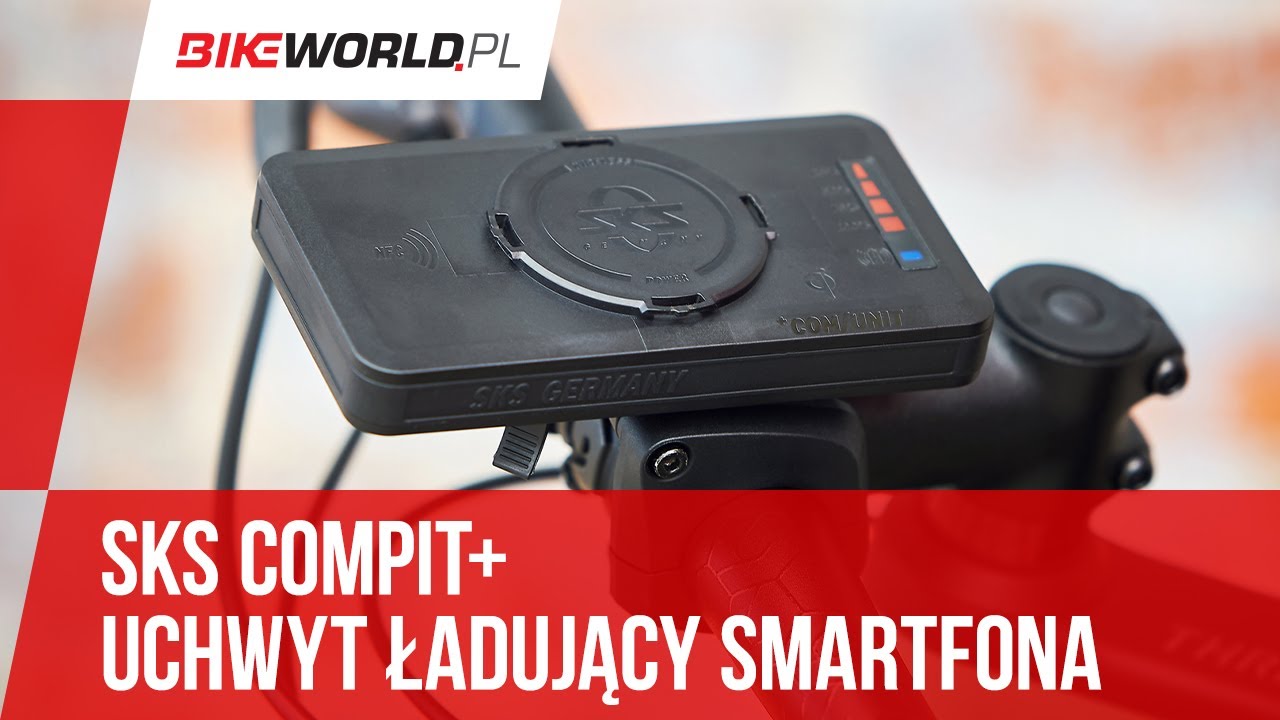 SKS Compit+: bezprzewodowe ładowanie smartfona na rowerze (2020)