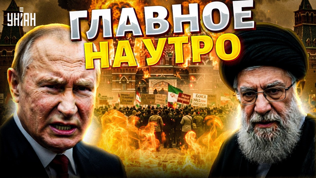 ГЛАВНОЕ НА УТРО / Аятоллу ТАЙНО вывезли из Ирана: где он прячется. Cтрашная ночь в Россиии